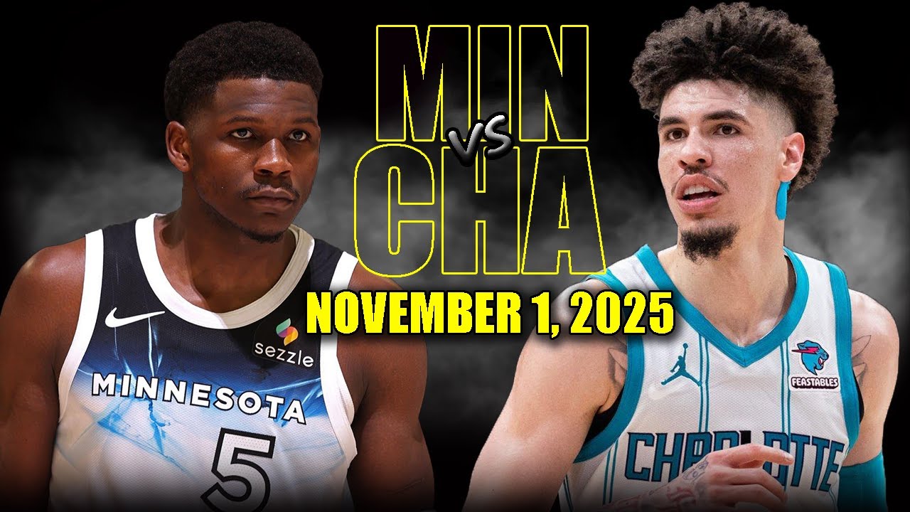 Minnesota Timberwolves vs Charlotte Hornets Full Game Highlights - November 1, 2025 | NBA Season