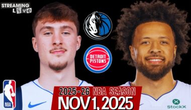 (LIVE) Cade Cunningham vs Cooper Flagg | Dallas Mavericks vs Detroit Pistons NBA Live Stream