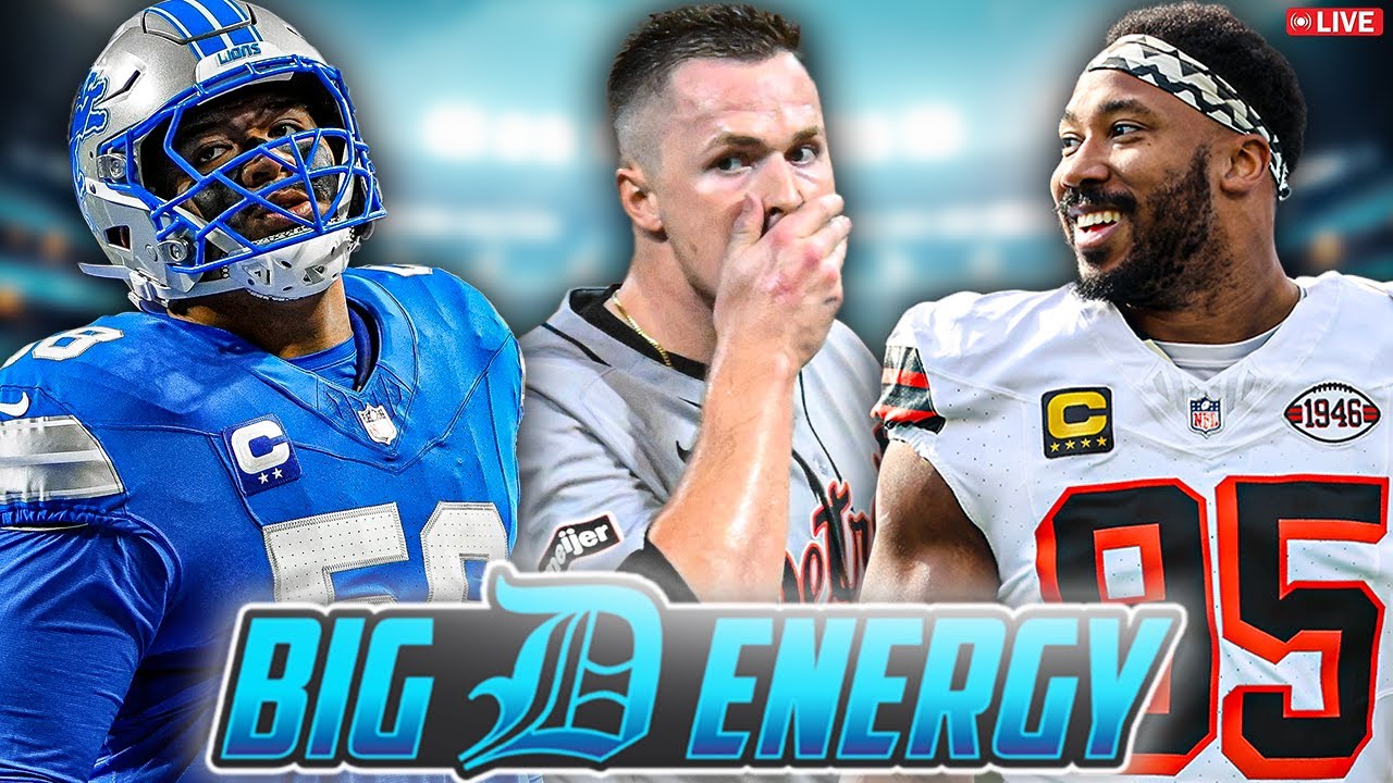 Detroit Tigers Are DEAD, Lions Prepare for Browns | Big D Energy | Thursday, September 25th 2025