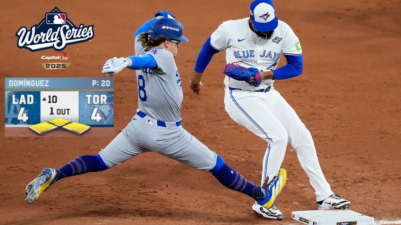 FULL TOP of 10TH INNING: Dodgers had the BASES LOADED vs. the Blue Jays! (2025 World Series Game 7)