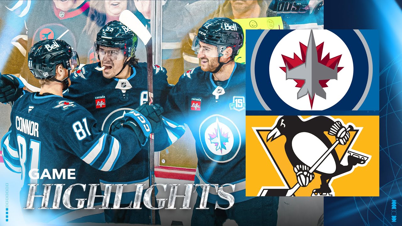 Winnipeg Jets vs. Pittsburgh Penguins - Game Highlights