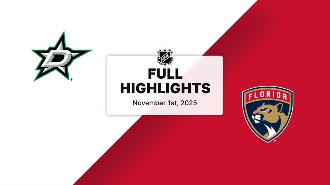 NHL Highlights | Stars vs. Panthers | November 01, 2025