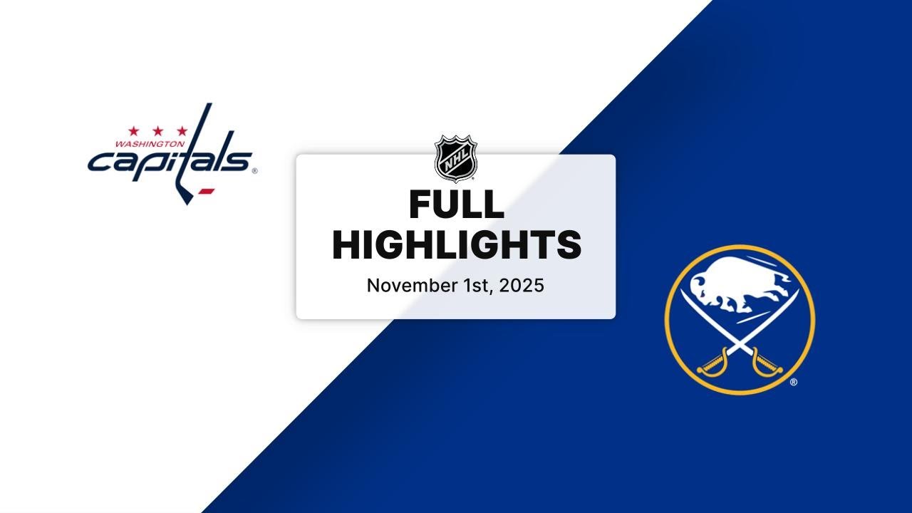 NHL Highlights | Capitals vs. Sabres | November 01, 2025