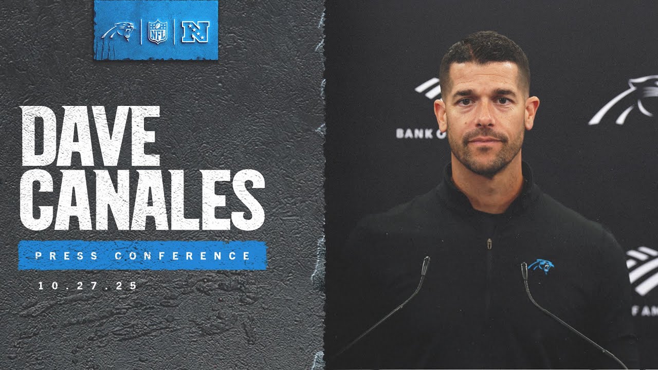 Dave Canales assesses Bills game and offers players updates ahead of Week 9 | Carolina Panthers