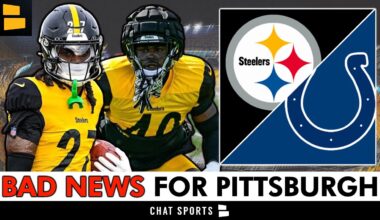 The Steelers Just Got MULTIPLE Pieces Of BAD NEWS That Impacts Their Week 9 Matchup vs. The Colts