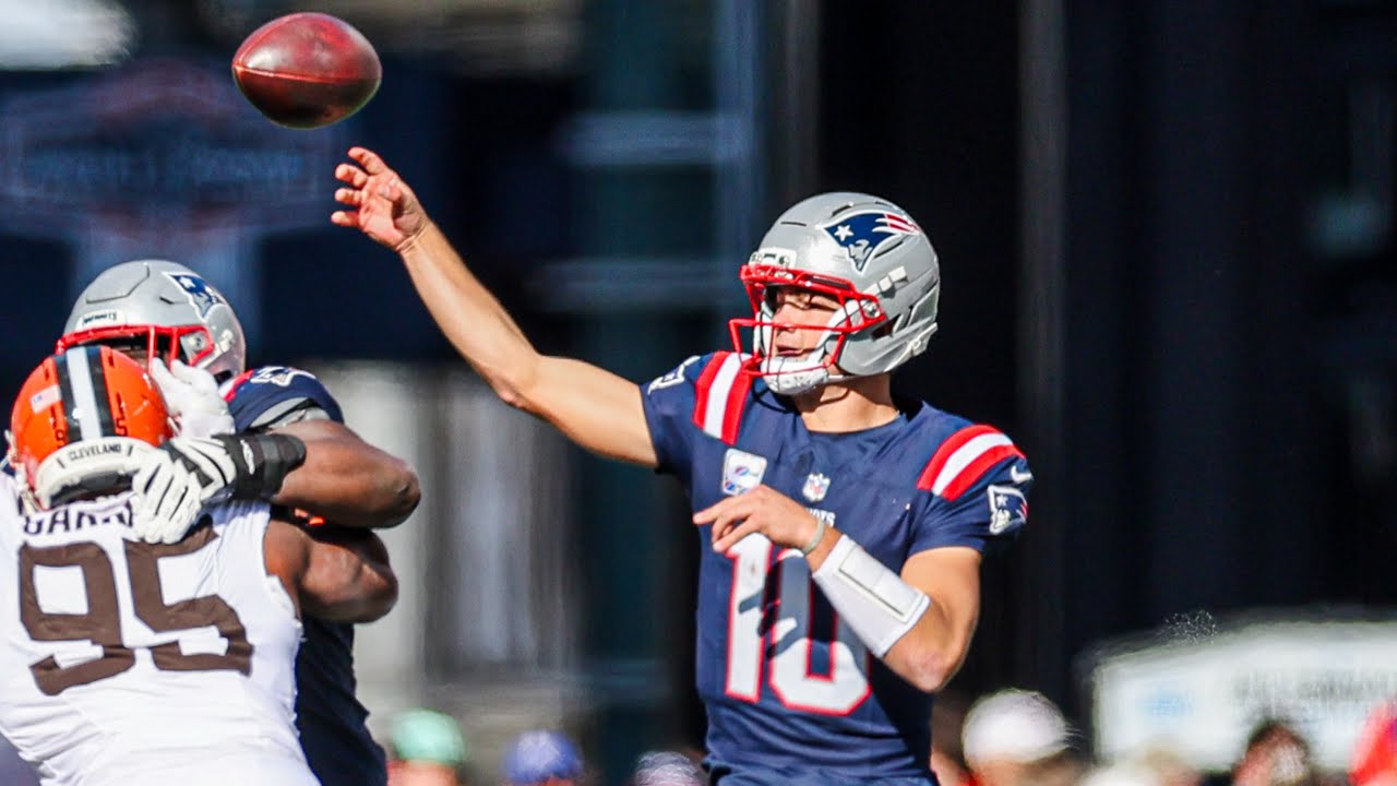 Drake Maye's Best Plays From 332-Yard, 3-TD Game vs. Browns | New England Patriots Week 8