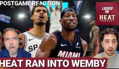 REACTION: Miami Heat's Streak RUINED By Victor Wembanyama | Still Some POSITIVE Takeaways vs Spurs