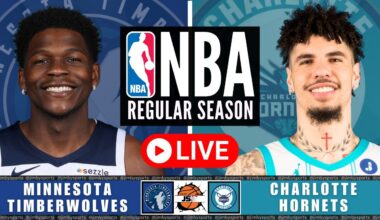 Minnesota Timberwolves vs Charlotte Hornets NBA Live Scoreboard Today 2025