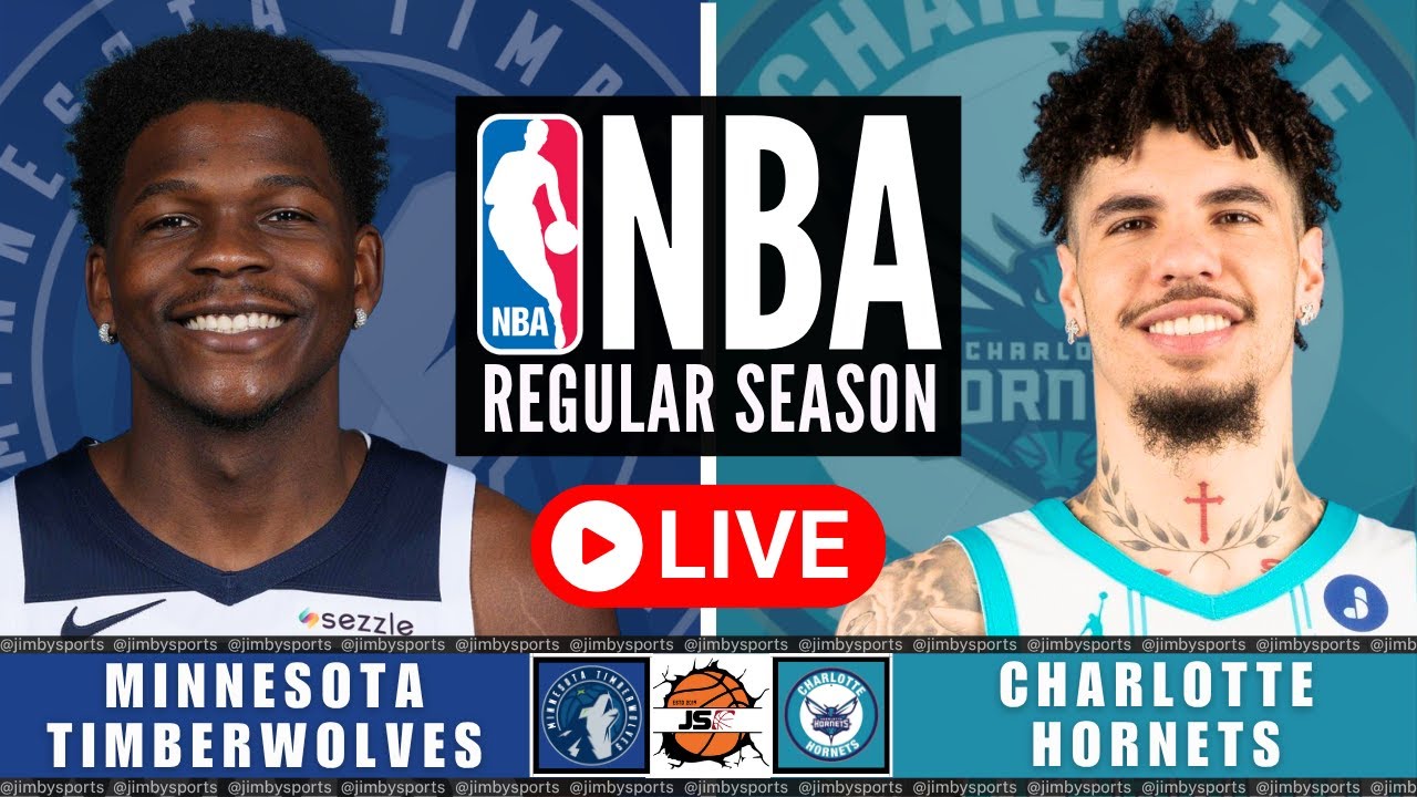 Minnesota Timberwolves vs Charlotte Hornets NBA Live Scoreboard Today 2025