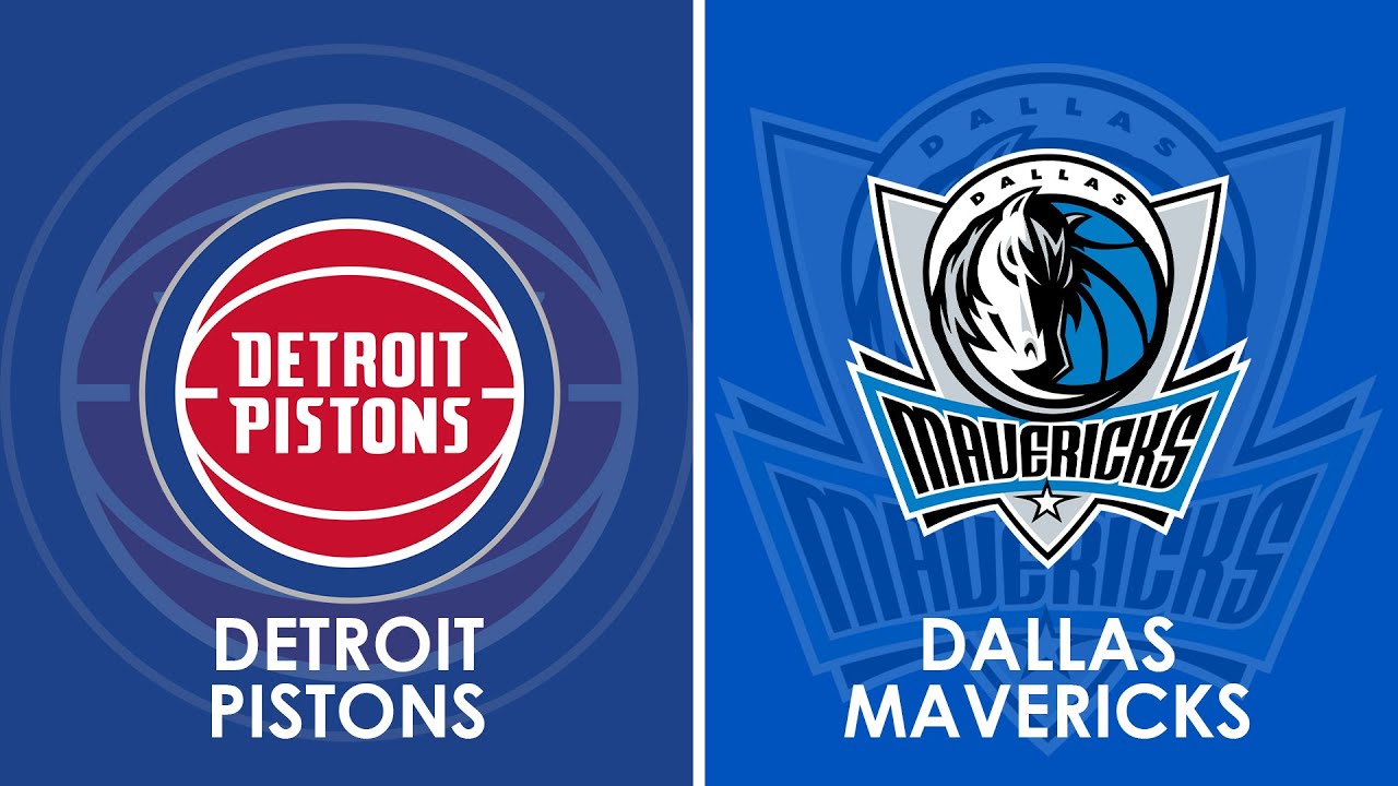Detroit Pistons vs Dallas Mavericks NBA Live Scoreboard