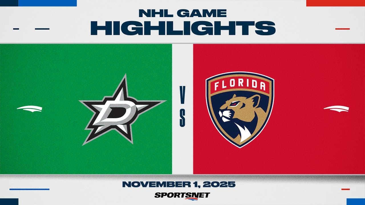 NHL Highlights | Stars vs. Panthers - November 1, 2025