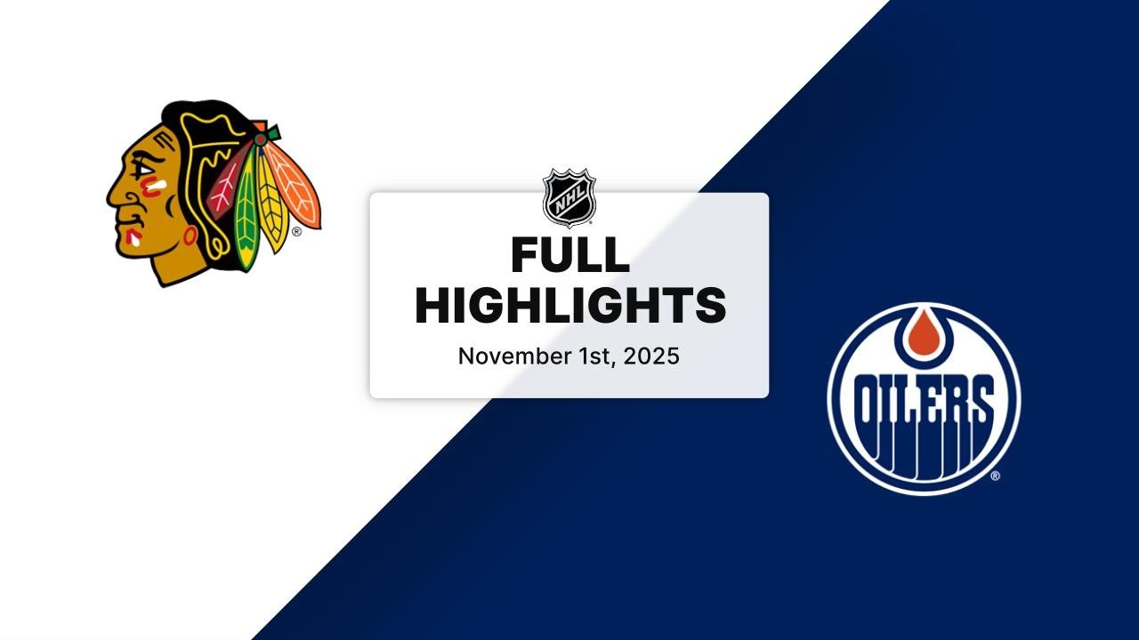 NHL Highlights | Blackhawks vs. Oilers | November 01, 2025