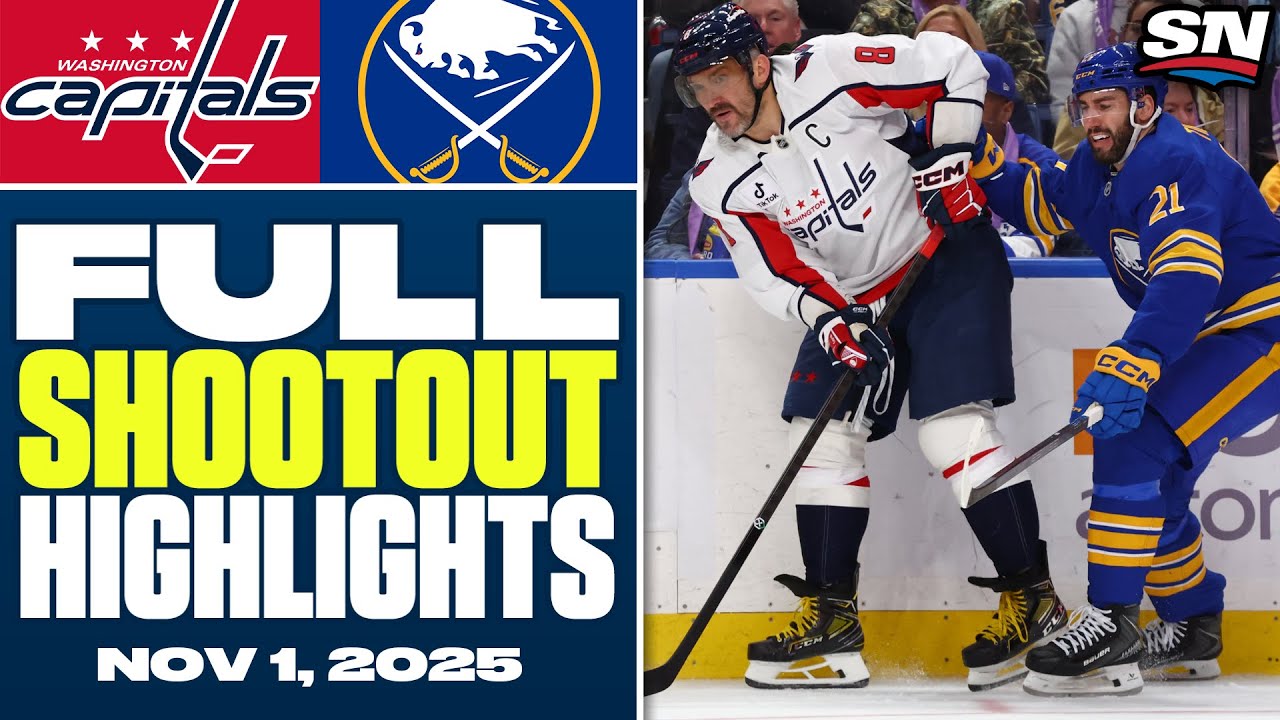 Washington Capitals at Buffalo Sabres | FULL Shootout Highlights - November 1, 2025