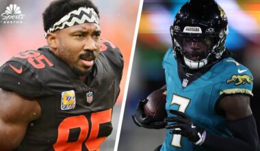 Could the Patriots make a play for Brian Thomas Jr. or Myles Garrett?