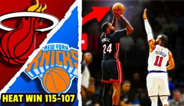 Miami Heat Keep ROLLING vs Knicks 🔥 | Norman Powell as GREAT as Advertised, Jaime Jaquez BACK!