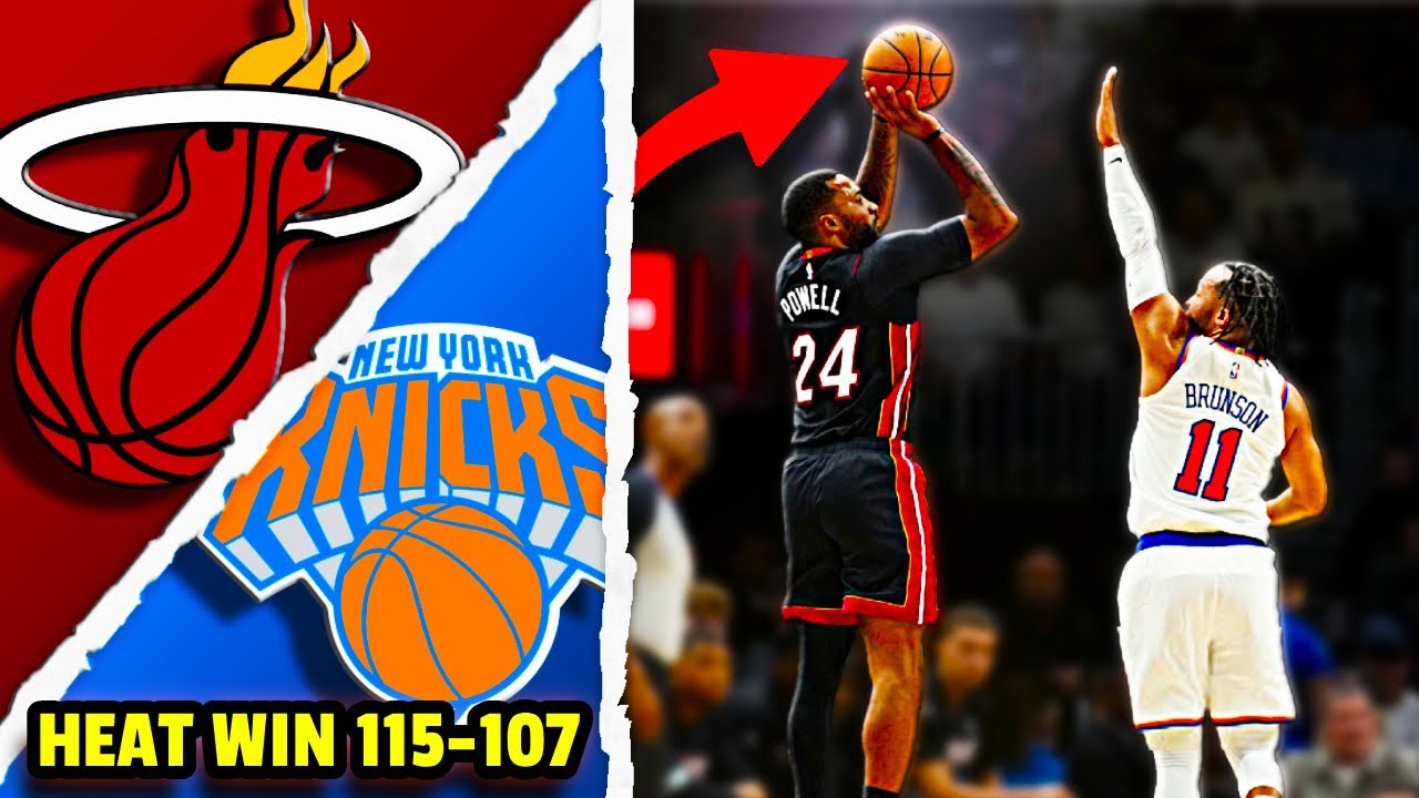 Miami Heat Keep ROLLING vs Knicks 🔥 | Norman Powell as GREAT as Advertised, Jaime Jaquez BACK!