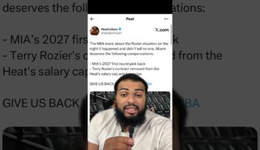 The Charlotte hornets & the NBA finessed the Miami Heat for 1st round picks…😡