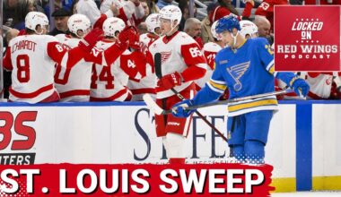 St. Louis SWEEP — Larkin's 3pt night and the 4th line's dominace lifts Detroit past Blues
