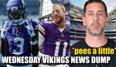 Minnesota Vikings News Dump (9.24.2025) | Addison Officially Back, Carson's Job to Lose? Ireland!