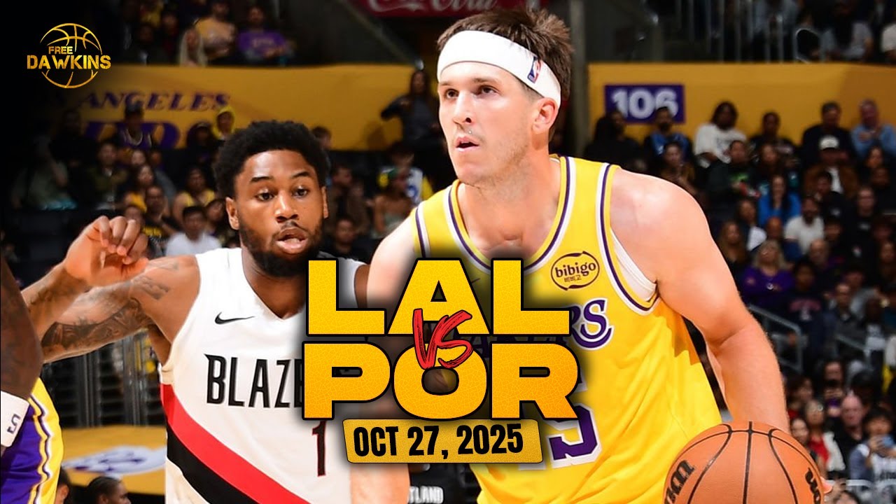 Los Angeles Lakers vs Portland Trail Blazers Full Game Highlights | Oct 27, 2025 | FreeDawkins