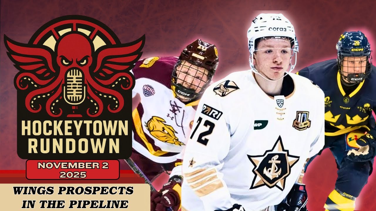 DETROIT RED WINGS TOP 5 PROSPECTS IN THE PIPELINE