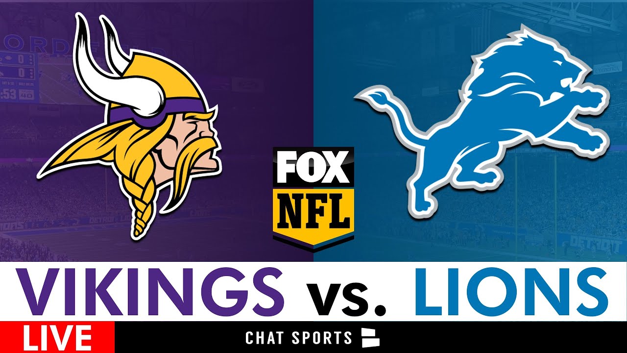 Vikings vs. Lions Live Streaming Scoreboard, Free Play-By-Play & Highlights | NFL Week 9