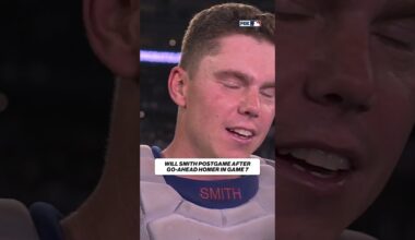 Will Smith describes the feeling of winning it back-to-back 🔥 #MLB #Dodgers