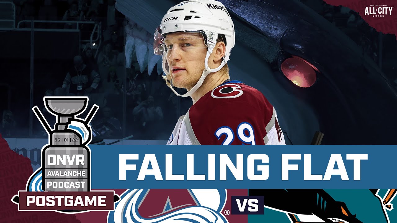 MacKinnon and the Colorado Avalanche grind point but throw it away in OT again VS San Jose Sharks