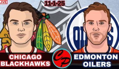 CHICAGO BLACKHAWKS vs EDMINTON OILERS NHL HOCKEY RGULAR SEASON GAME 12 LIVE GAME CAST & AUDIO
