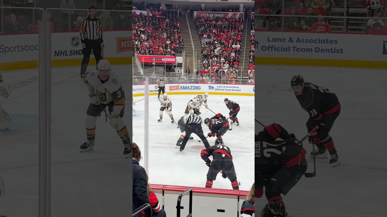Carolina Hurricanes vs Vegas Knights #shorts #hockey #canes #knights #sports