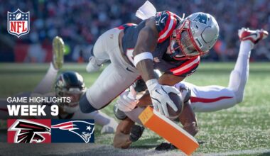 Atlanta Falcons vs. New England Patriots Game Highlights | NFL 2025 Season Week 9