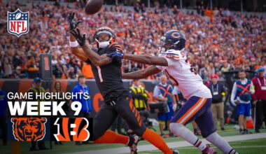 Chicago Bears vs Cincinnati Bengals Game Highlights | 2025 NFL Season Week 9