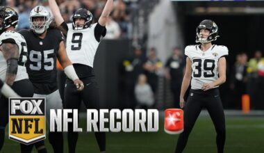 Jaguars' Cam Little BREAKS NFL RECORD with 68-yard Field Goal vs. Raiders 🤯