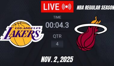 NBA LIVE! Los Angeles Lakers vs Miami Heat |November 2, 2025 | Lakers vs Heat LIVE (2K26)