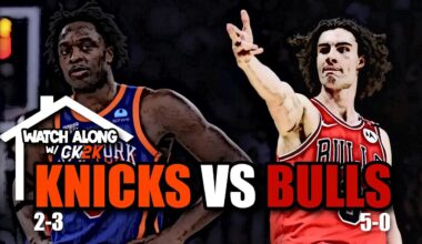 NEW YORK KNICKS VS CHICAGO BULLS LIVE PLAY BY PLAY! | WATCH ALONG W/ CK2K