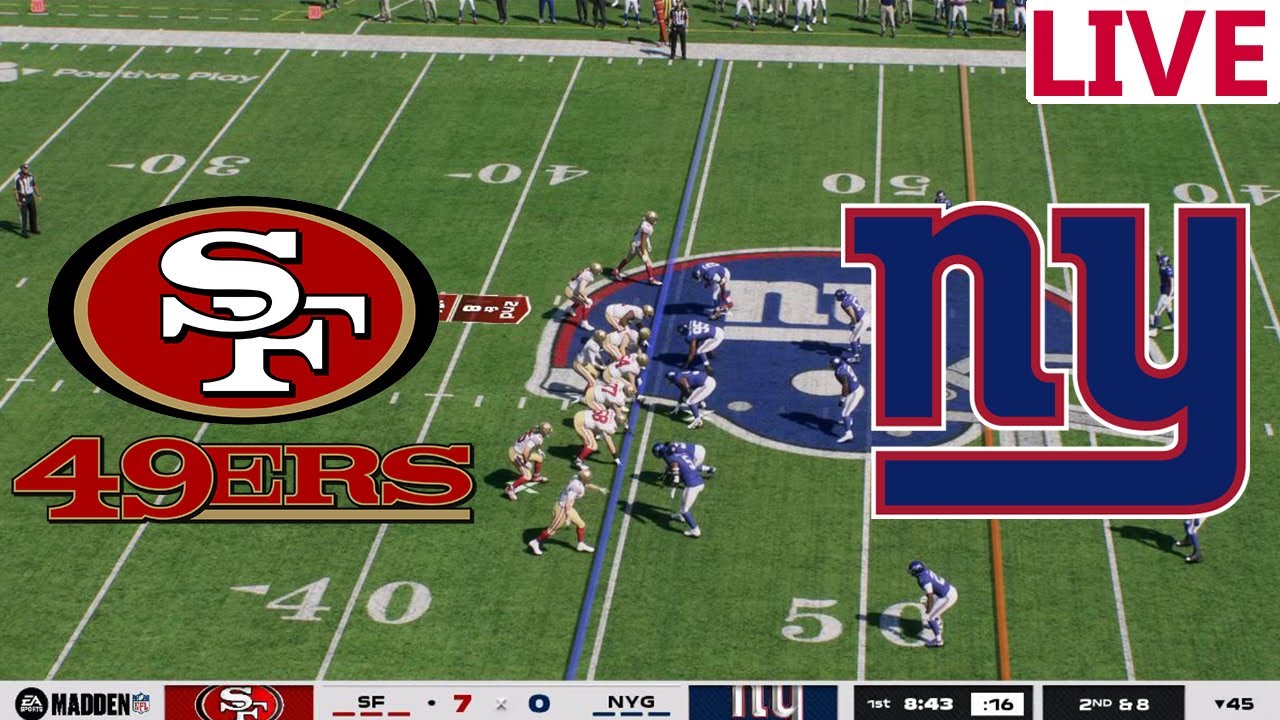 🔴LIVE 🔴San Francisco 49ers VS New York Giants/ NFL Week 9 /Madden NFL  26