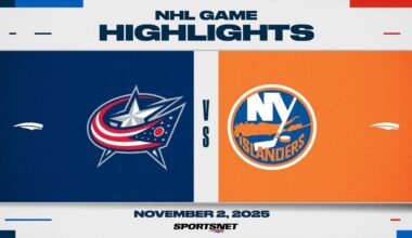 NHL Highlights | Blue Jackets vs. Islanders - November 2, 2025