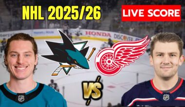🔴 San Jose Sharks vs Detroit Red Wings | EN VIVO NHL – Week 5 | Live Score Update