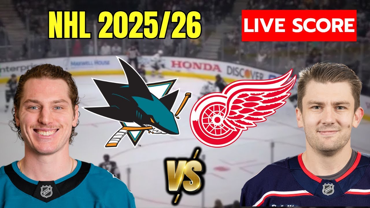 🔴 San Jose Sharks vs Detroit Red Wings | EN VIVO NHL – Week 5 | Live Score Update