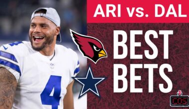 Arizona Cardinals vs Dallas Cowboys Best Bets, Picks & Predictions!