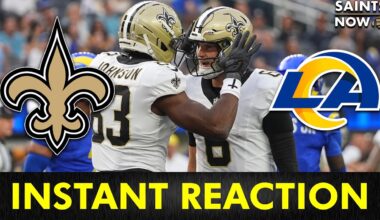 The New Orleans Saints ARE A JOKE | Saints vs. Rams INSTANT REACTION