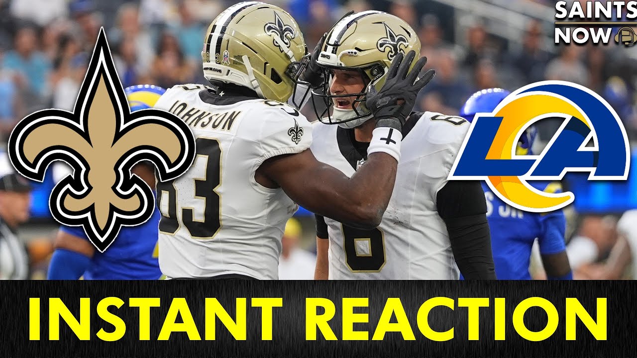 The New Orleans Saints ARE A JOKE | Saints vs. Rams INSTANT REACTION
