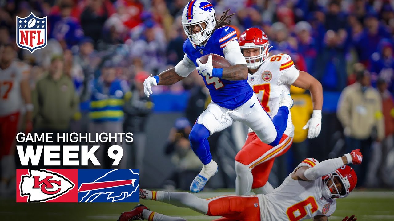 Kansas City Chiefs vs Buffalo Bills Game Highlights | 2025 NFL Season Week 9