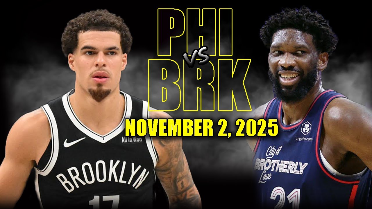 Philadelphia 76ers vs Brooklyn Nets Full Game Highlights - November 2, 2025 | NBA Season