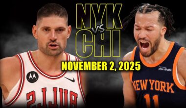 New York Knicks vs Chicago Bulls Full Game Highlights - November 2, 2025 | NBA Season