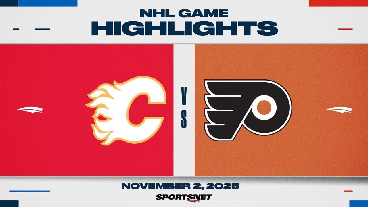 NHL Highlights | Flames vs. Flyers - November 2, 2025