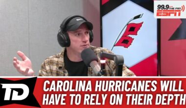 Injuries are catching up with the Carolina Hurricanes