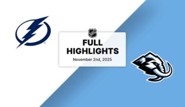 NHL Highlights | Lightning vs. Mammoth | November 02, 2025
