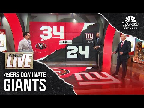 Christian McCaffrey, 49ers' offense shine in dominant Week 9 win vs. Giants | NBC Sports Bay Area