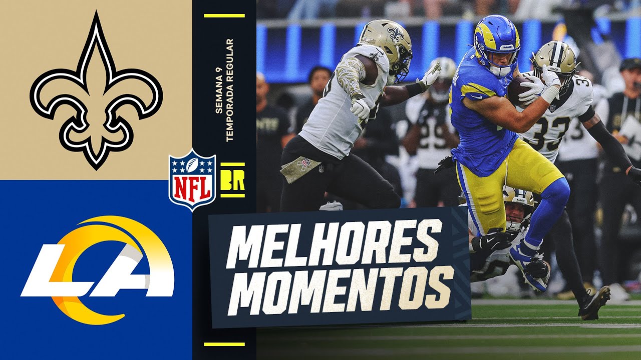 SEMANA 9 | New Orleans Saints vs Los Angeles Rams | Melhores Momentos | NFL 2025